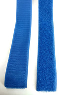 Light Blue 1" wide Rip & Grip / Hook & Loop 25" length Sew on type - NEW