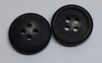 EX Army Buttons Old Stock British Made Mottled Grey 4 Hole Size 23L / 15mm