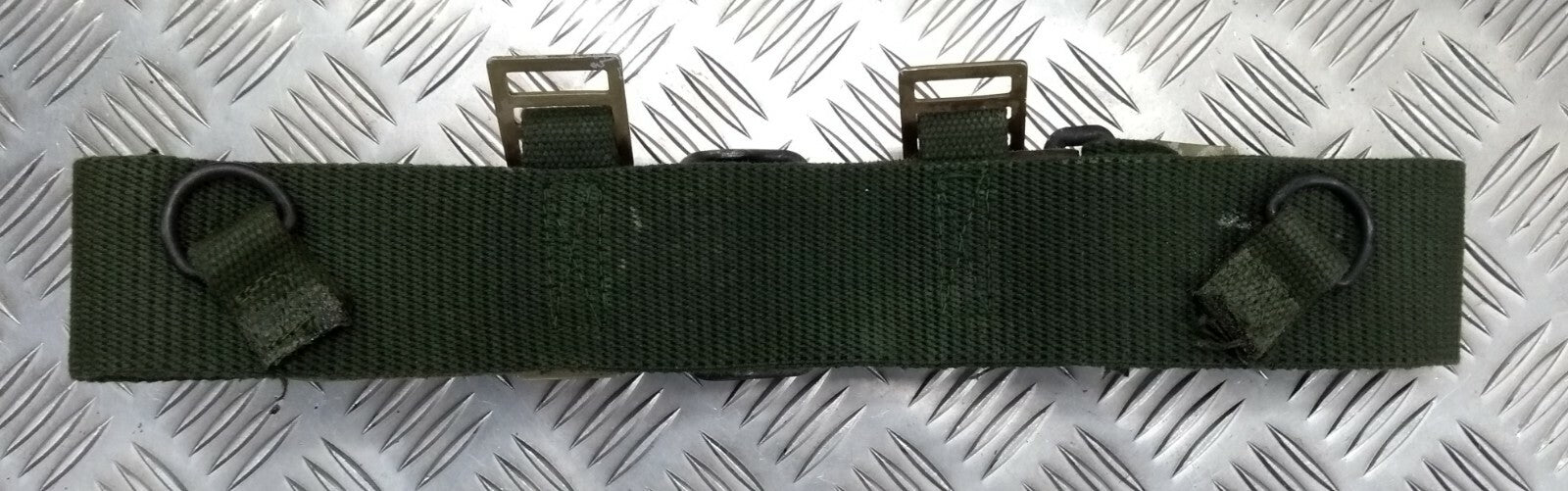 WWII Type Webbing Belt M39 M40 Leather Canvas Genuine Vintage DRSEL