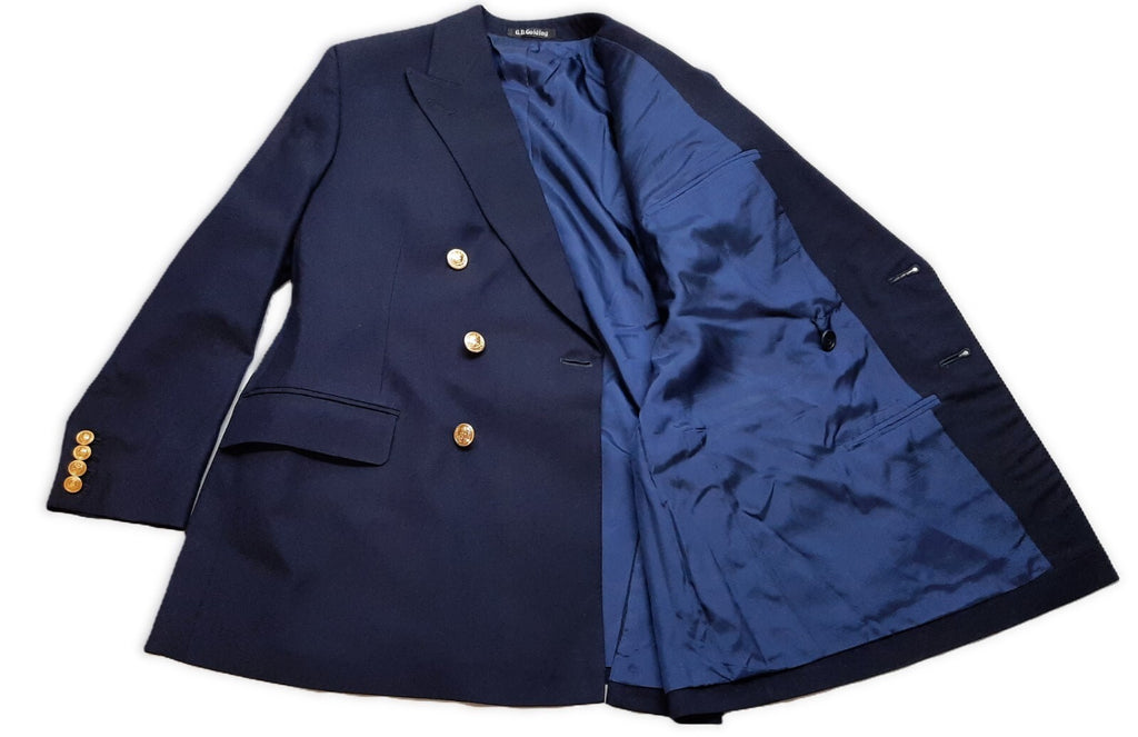 RN Blazer OFCs Double Breasted With Naval Flag Buttons 43" Regular