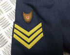 No5 Mess Jacket RAF Royal Air Force Blue Grey Womans with 3 Bar Chevron Patch Michael Jay