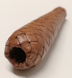 Sword Knot Acorn Light Brown Leather Bound Replacement Part