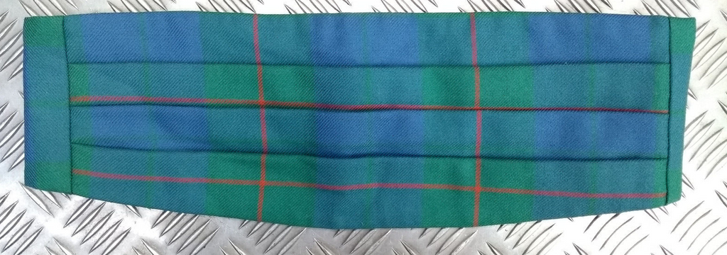 Barclay Hunting Ancient Pattern Wool Cummerbund made by Lochcarron Waist max 39"