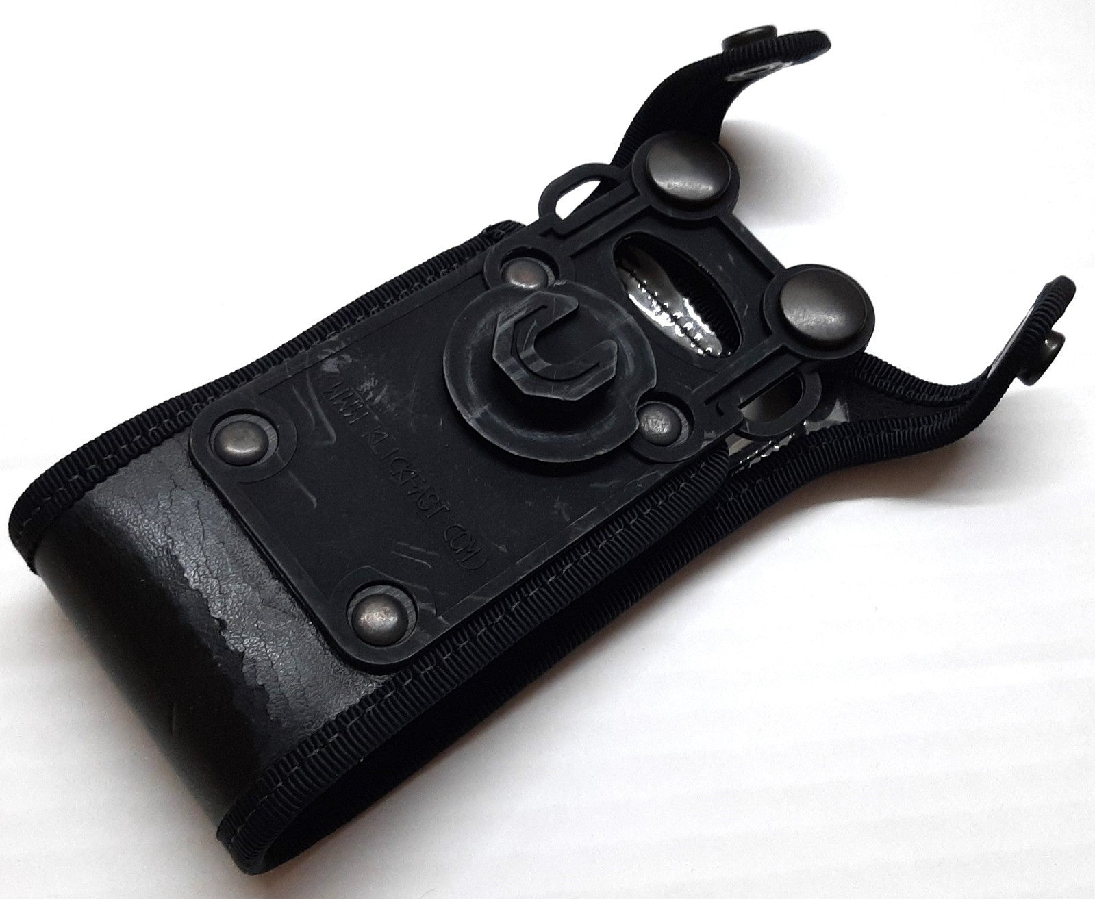 Klickfast Radio Holder Leather Case Communications Device Carrier UK Forces