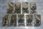 British Army Royal Gurkha Rifles Regiment DDP Desert Rank Slide Various