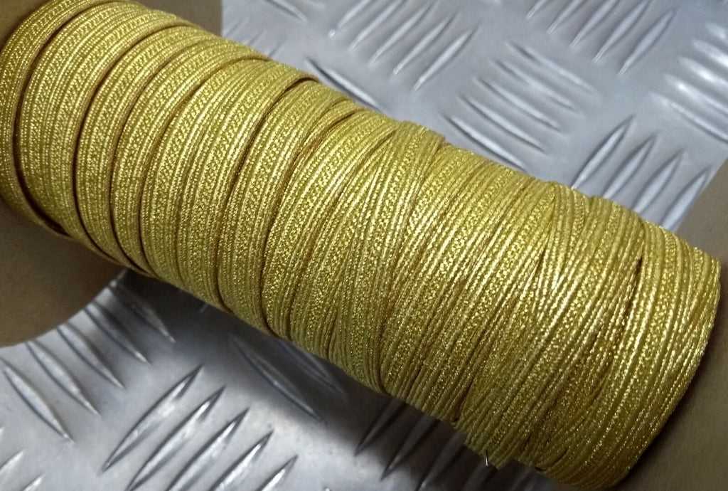 Gold Braided Orris OFC Lace Genuine British Navy 1/4" Ribbon 25 metre Full Roll