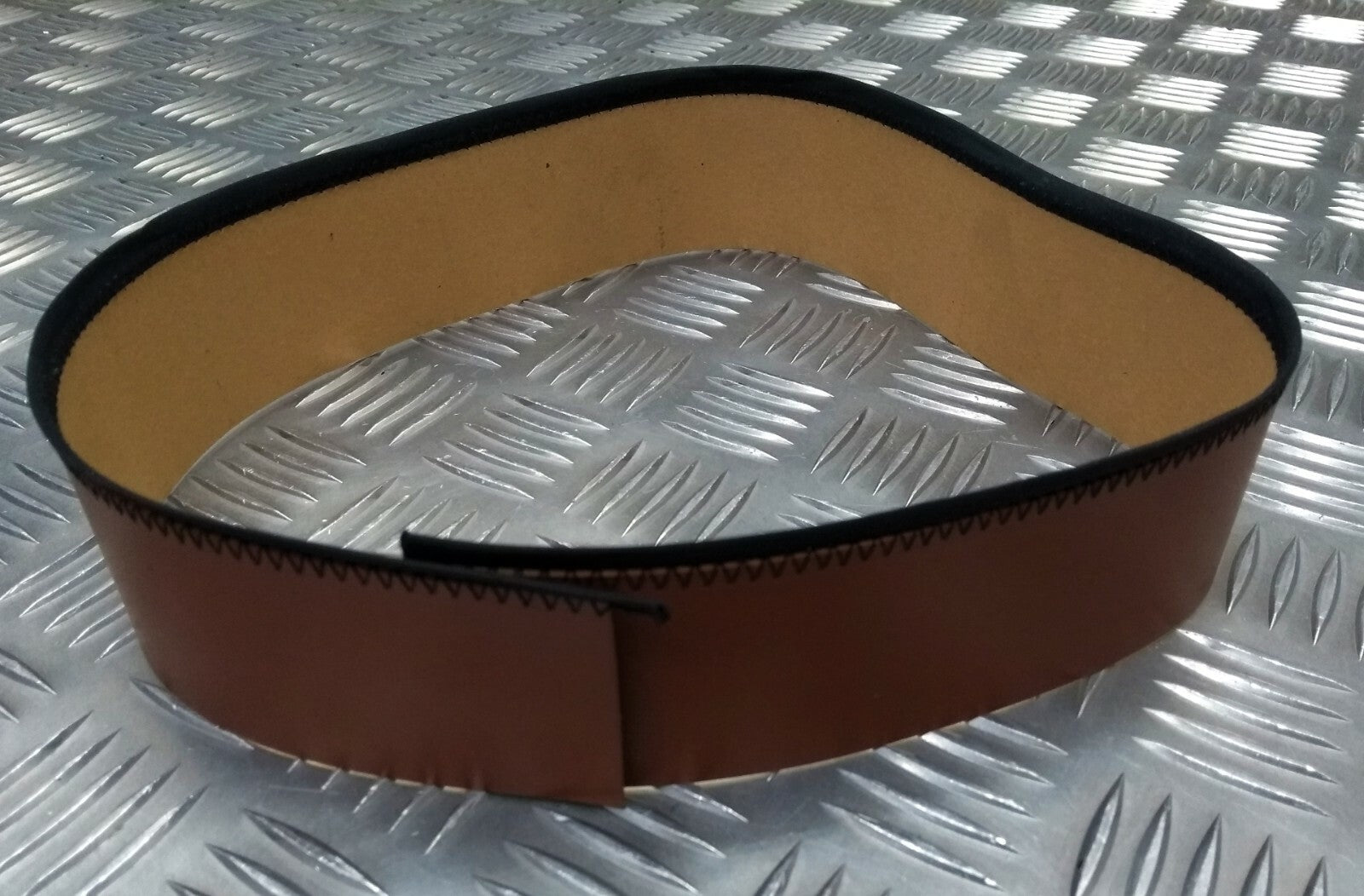 Split Leather Hatband British Made 2" Replacement Band for Dress Hats
