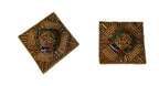 Officer Rank Stars British Army 7/8" (Gold) Hand Embroidered H/E Insignia 1 Pair