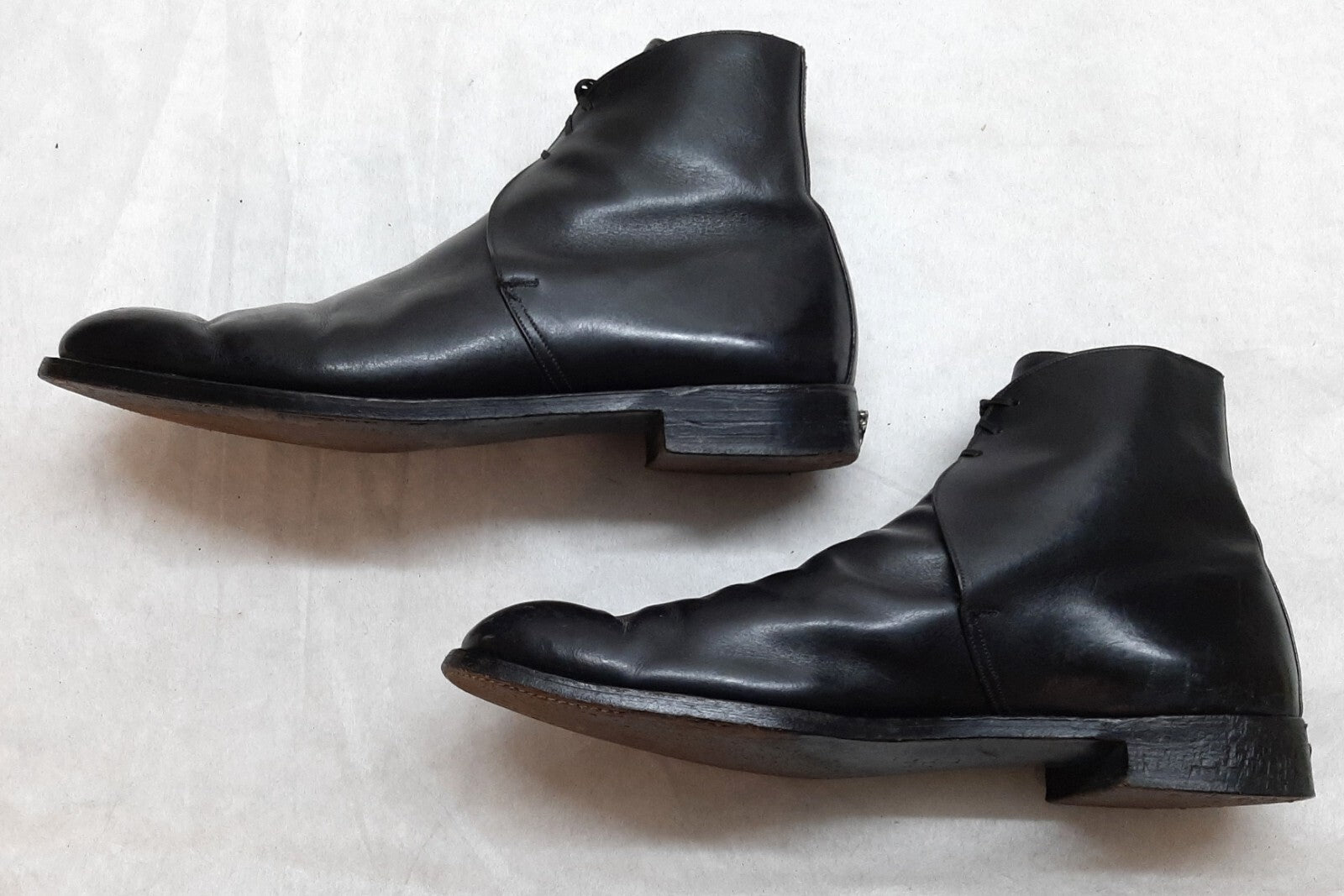 Vintage George Boots British Army 1960s Pattern With Spur Box Housing UK 14L