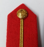 Gorgets Scarlet Red Melton & Gold Braid Detail Fancy Dress