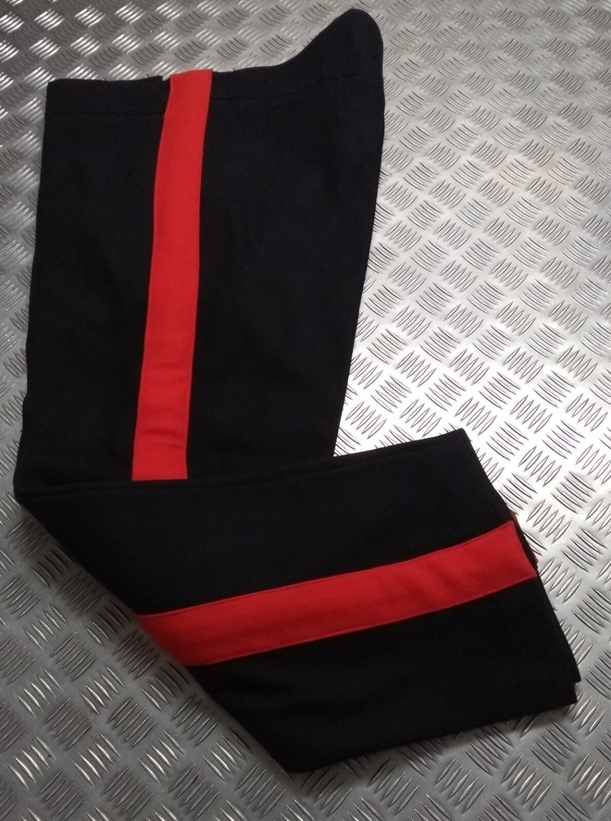No1 Army Trousers Foot Guards R&F & Musician Striped 100% Wool Heavy Uniform