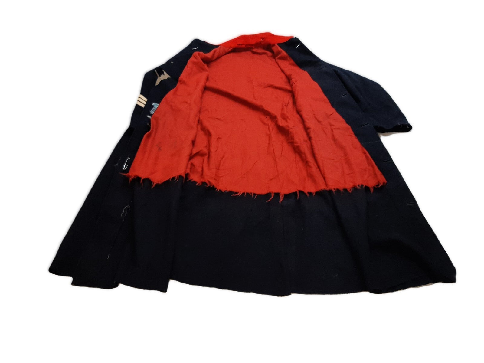 Vintage HCav Cloak British Army Pattern Blues & Royals RHG Wool Fully Buttoned