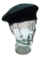 Officer's Beret British Army Pattern Leather Rim Rifles & Light Infantry Green