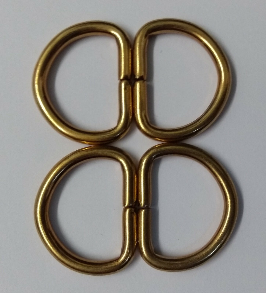 Genuine British Army Horse Guards & H Cav 18mm Bridle D Ring 2 Pairs STD26