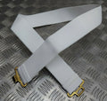British Army Issue White Courlene Parade Belt with Brass Buckle