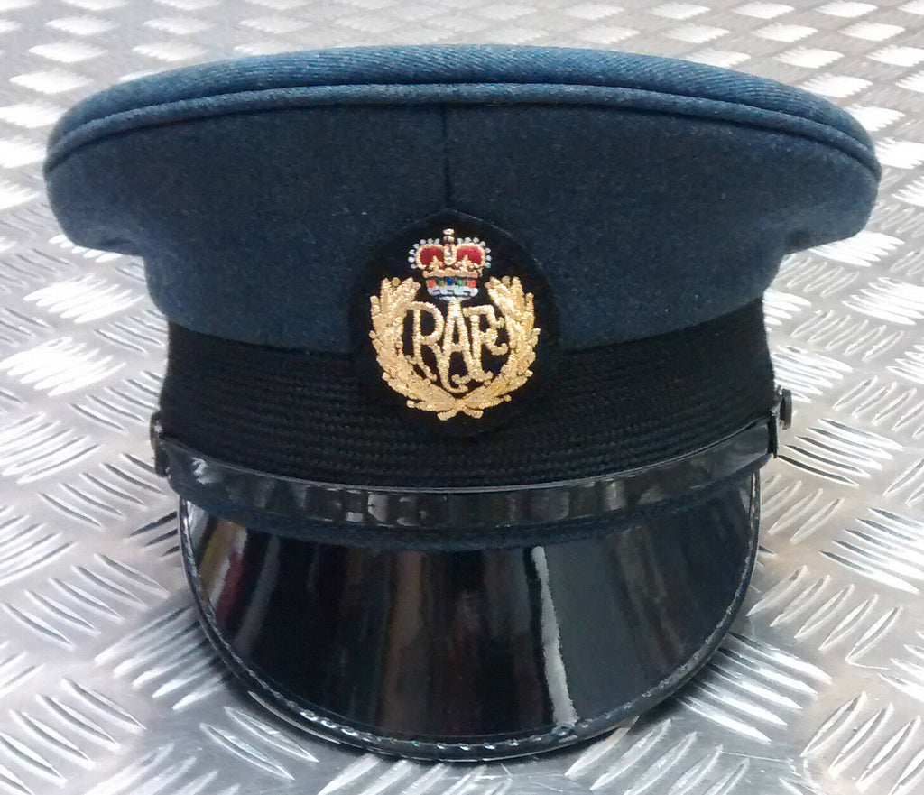 RAF Royal Air Force Dress Hat Airman's / NCO's Air Force Visor Style Cap - Size 58cms