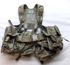 Airborne Army Webbing MTP British Assault Camo Belt Yoke & Assorted Pouches (4)