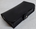 Cross Belt Pouch Patent Leather Black for Ceremony Bands and Parades No Fixings