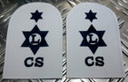 Genuine Pair of Royal Navy RN Logistics Catering Service AR Patches/Badges-NEW