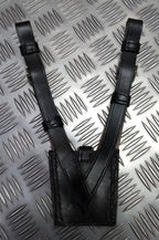 Sword Frog Sam Browne Leather With Chrome Fixings Made In Great Britain