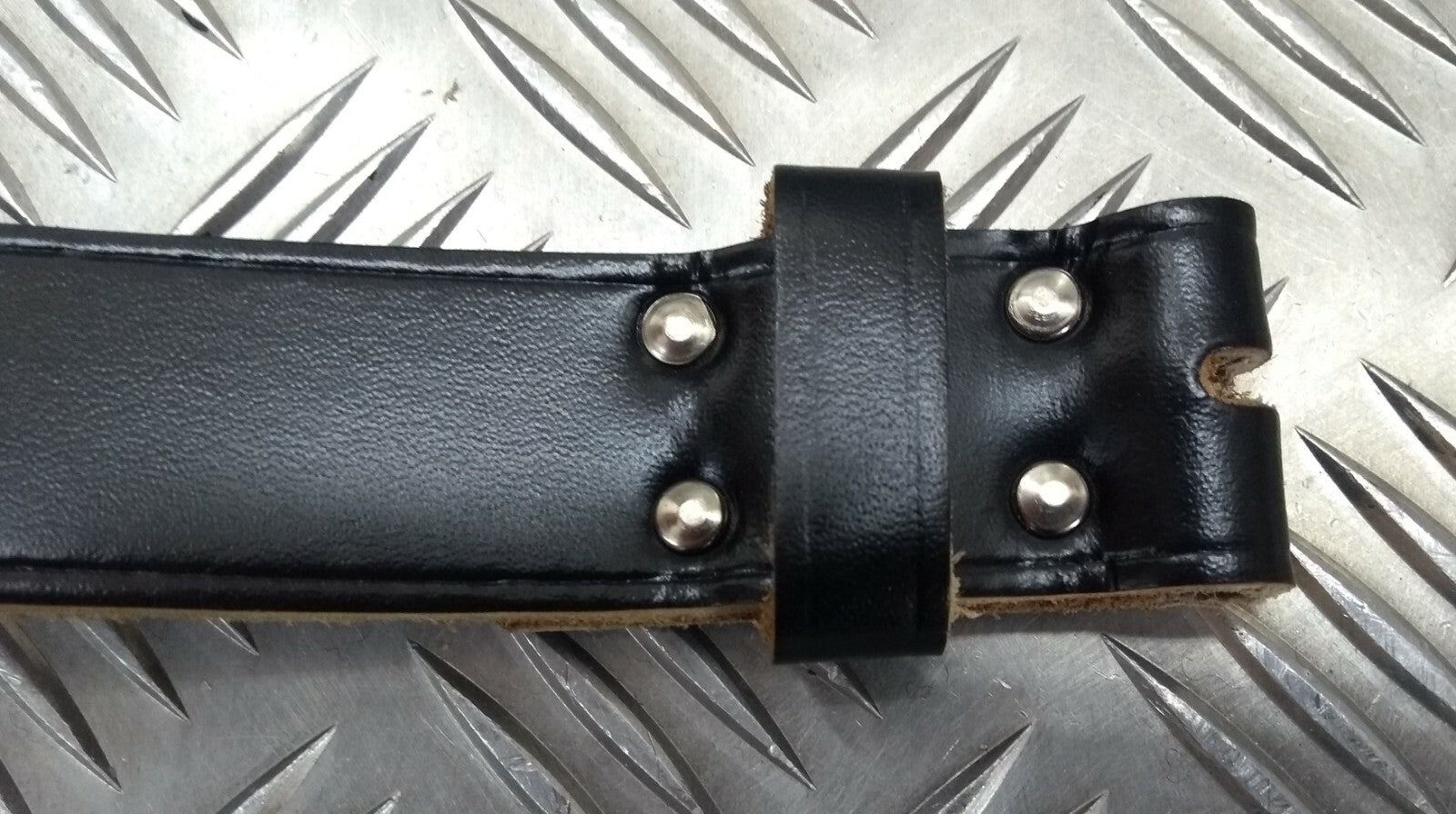 Genuine Obsolete Security Detail & Asst Service Leather Trouser Belt No Buckle