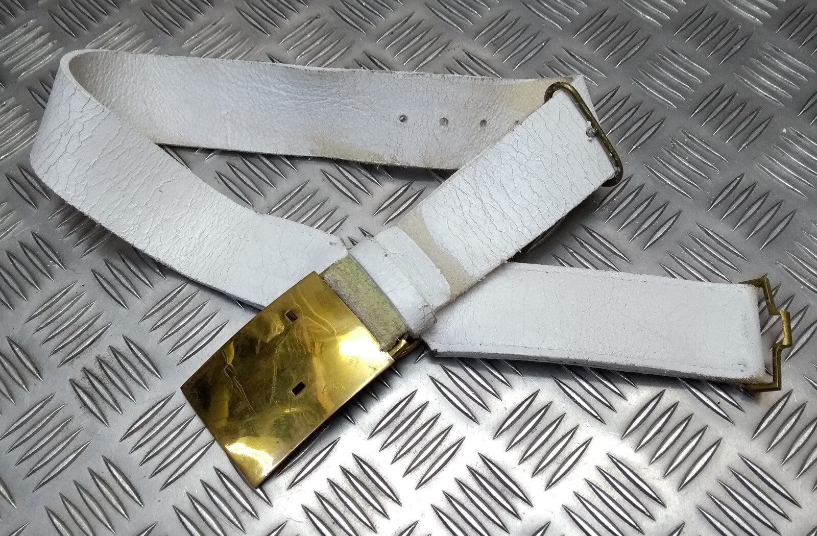 No11 HCav Belt Buff Leather With Brass Buckle No British Issue