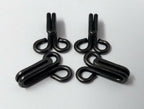 Genuine British Issue Aiguillette Pipe Cord Black Chain Hooks X4 STD196