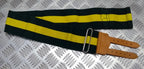 Jamaica 3rd Battalion JDF Two Tone Stable Belt With Double Leather Strap Buckles
