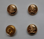 Royal Artillery Buttons 22L Small British Army Mounted R.A Cannon Insignia