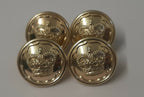 Genuine British Issue Royal Crown And Border Buttons 3 Pairs ASBT294