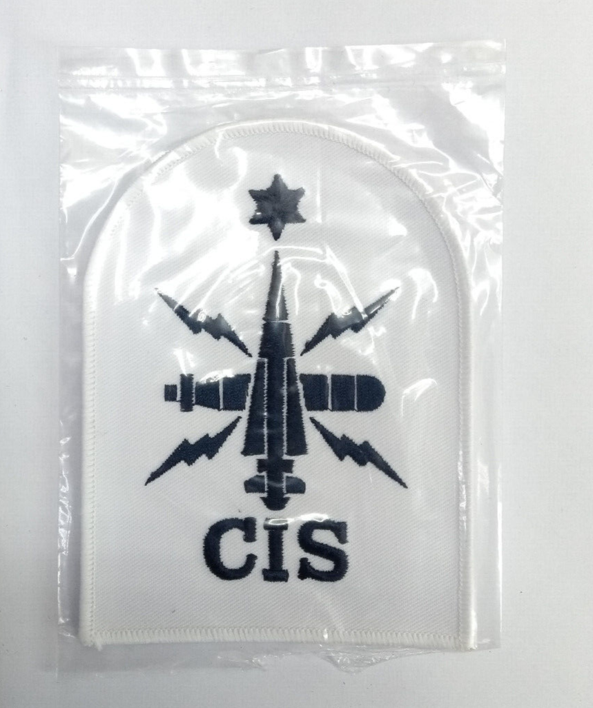 Royal Navy Warfare CIS Able Rate Blue on White Qualification Patch