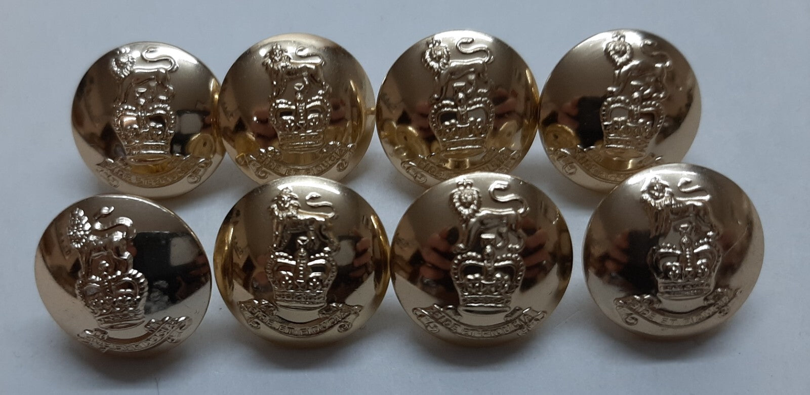 RAPC Army Buttons No2 British Uniform Dress Other Ranks Royal Pay Corps Insignia