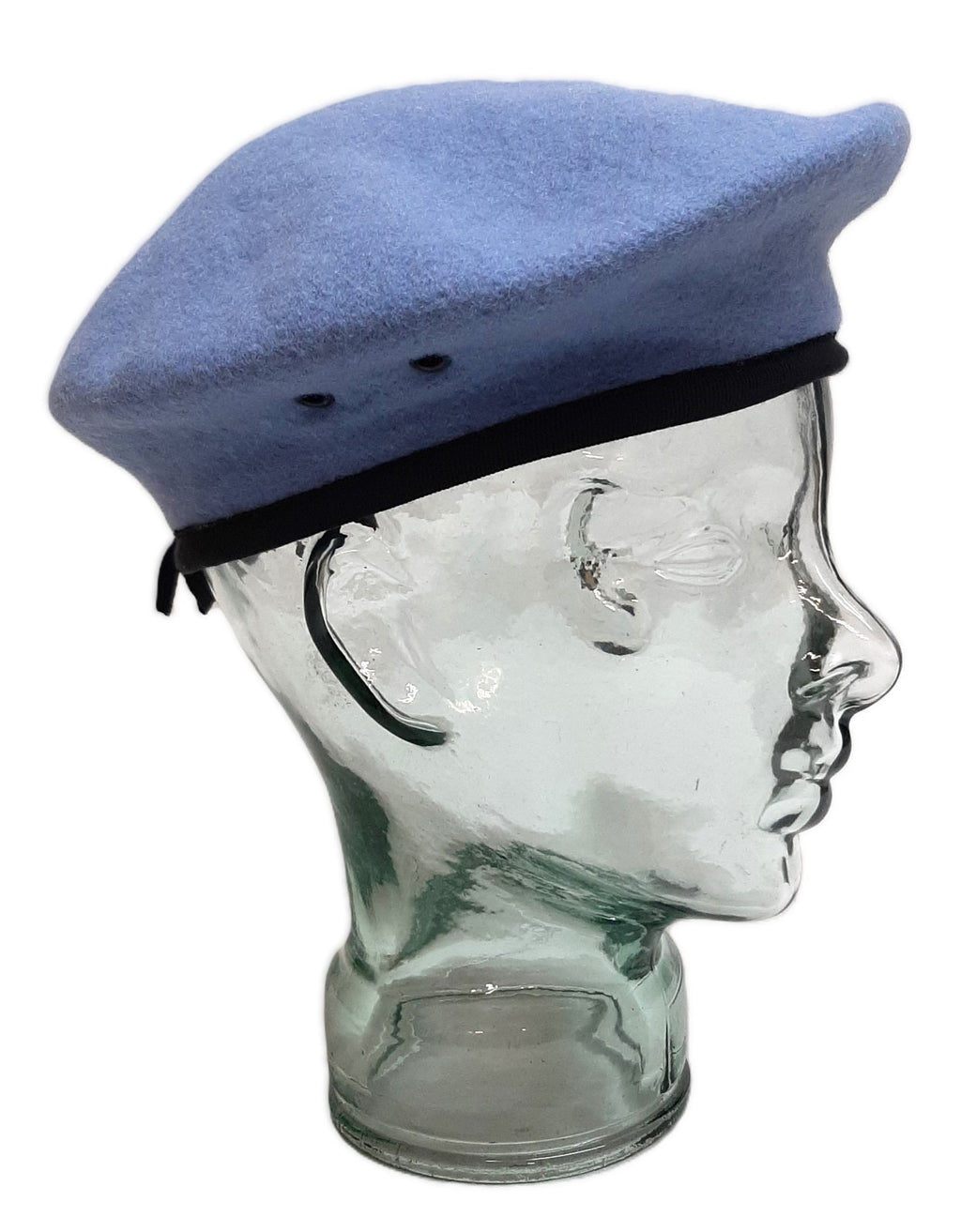 Beret Cap AAC Light Blue/Grey Colour Petersham Web Band 6 3/4 (55cm)