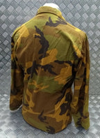 U.S Vintage Lightweight Rip Stop Camo Jacket Over Dyed Genuine U.S.