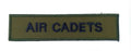 Genuine British Issue Air Cadets Chest ID Stripe / Bar GREEN