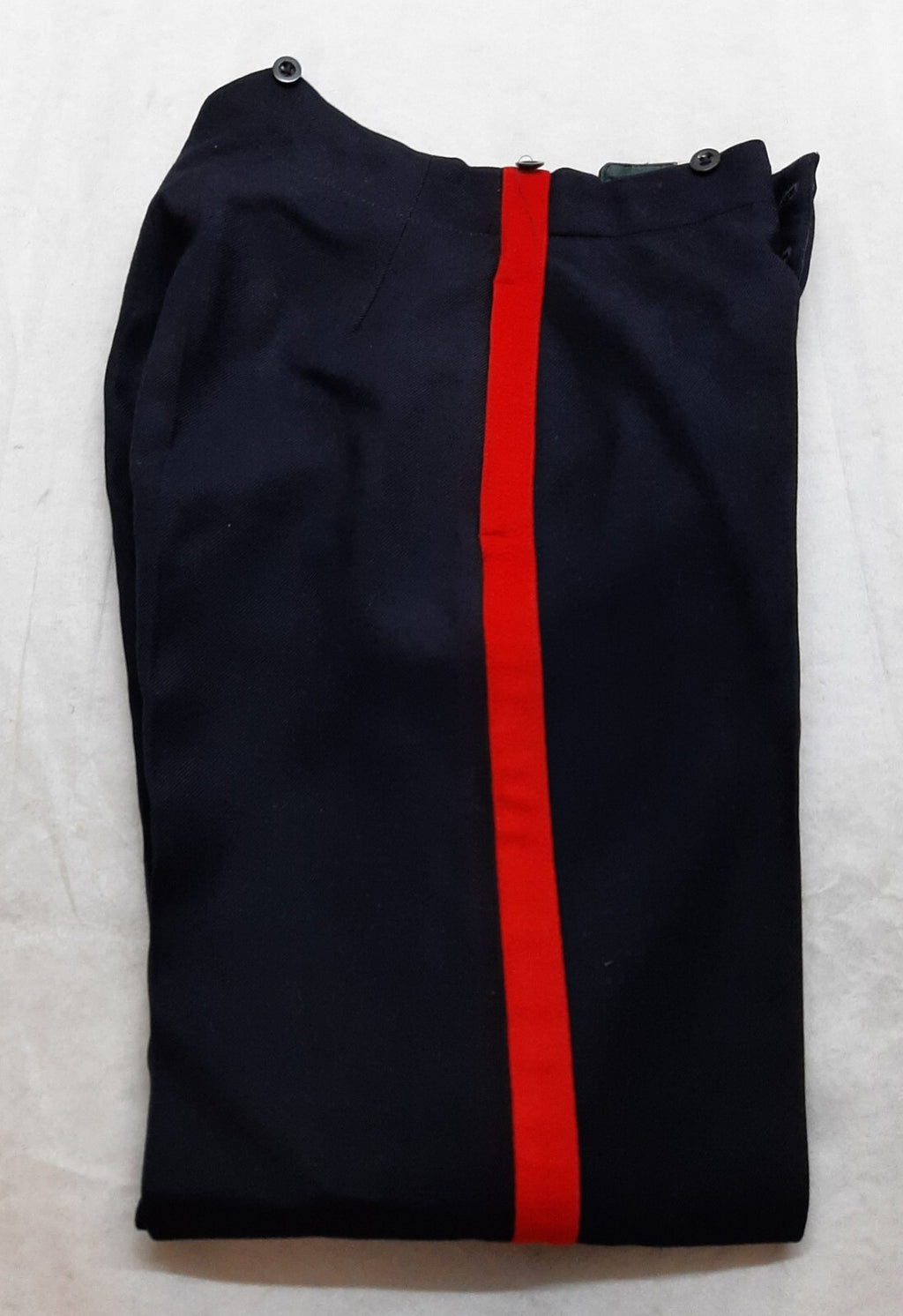 No1 Sandhurst Trousers Vintage British Army Blues Dress Pattern RMAS 1" Stripes