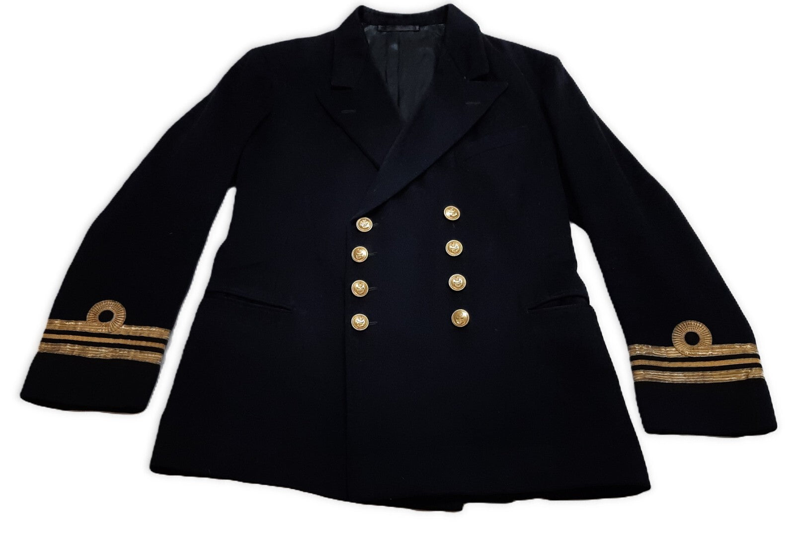 1953 Naval Jacket Navy Lt Cdr Cuffs & Kings Crown Buttons