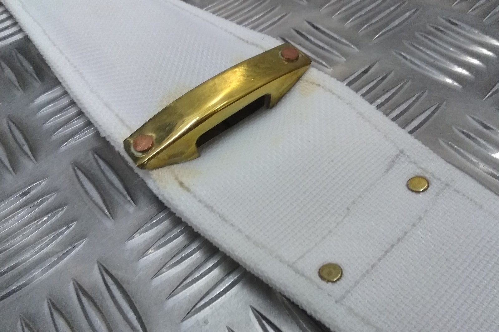 Genuine British RM / Marines White Ceremonial Frog / Sheath