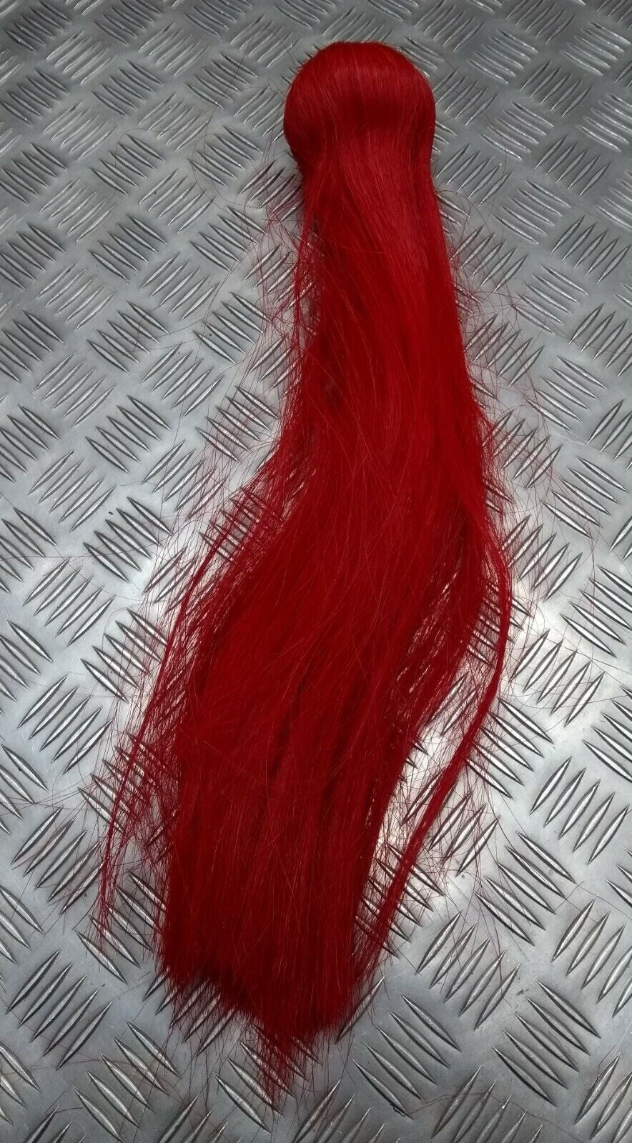 HCav RED Plume Ceremonial Horse Hair Headwear British Household Cavalry / RHG