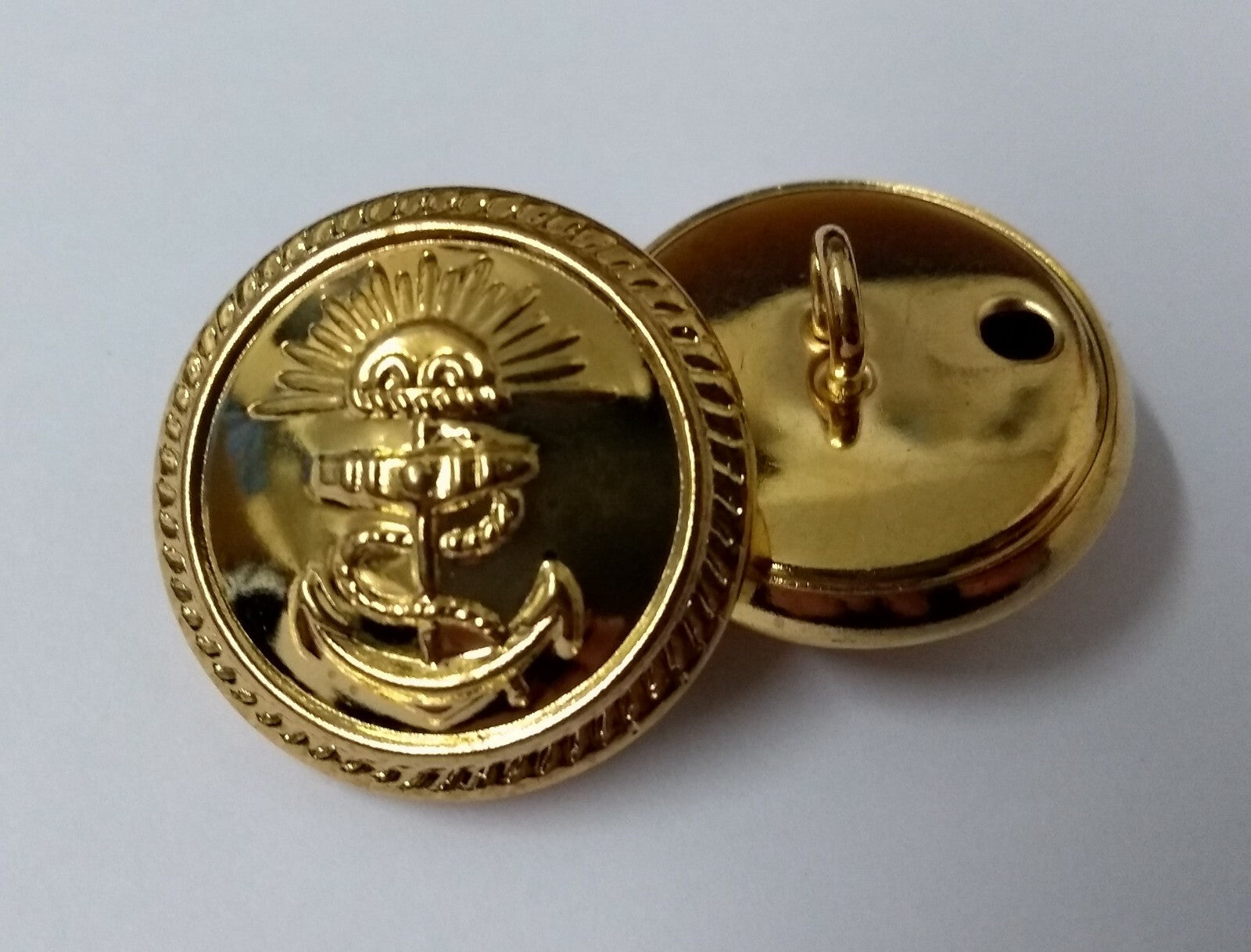 Peninsula and Oriental Steam Navigation Company Ring Back Uniform Buttons X2
