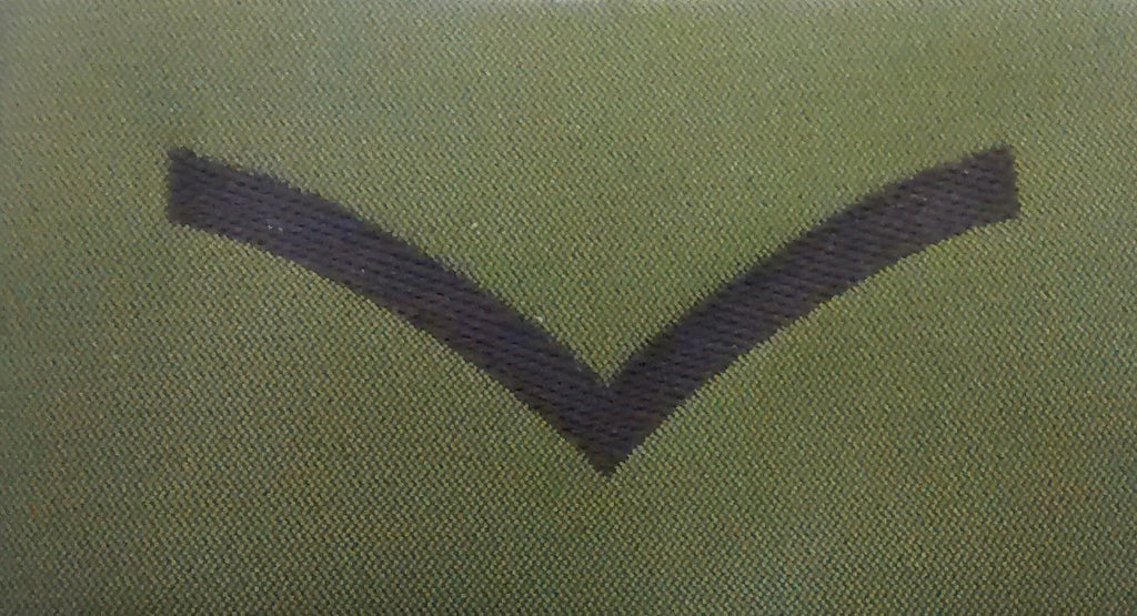 Rank Badges Army Green / Desert OD / DS Subdued Assorted Ranks 1 Pair