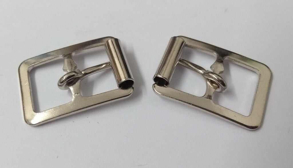 Genuine British Issue 13mm Nickel Plated Small Roll Buckles X4 STD44