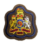 The Corps of Royal Engineers RE British Army FAD No2 Warrant Officer Badge Patch