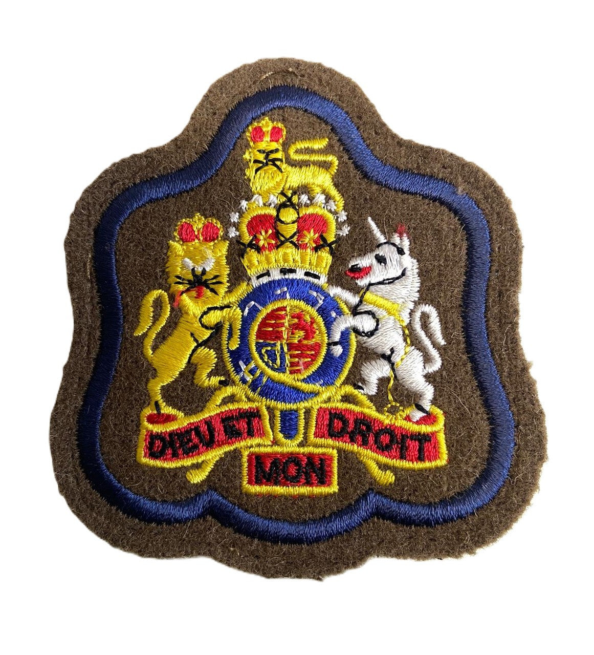 The Corps of Royal Engineers RE British Army FAD No2 Warrant Officer Badge Patch