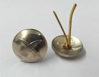 Genuine British Made Bahrain Obsolete Insignia Nickel Prong Buttons X2 ASBT235