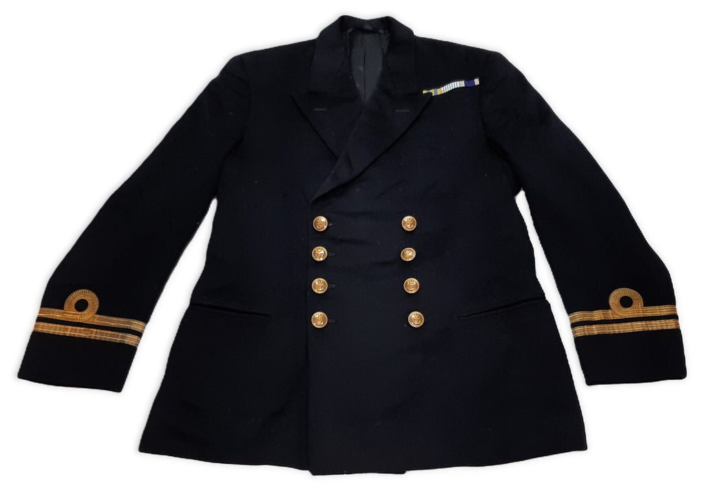 Lt Jacket British Naval 60s Pattern Queens Crown Ofc Navy Dress RN
