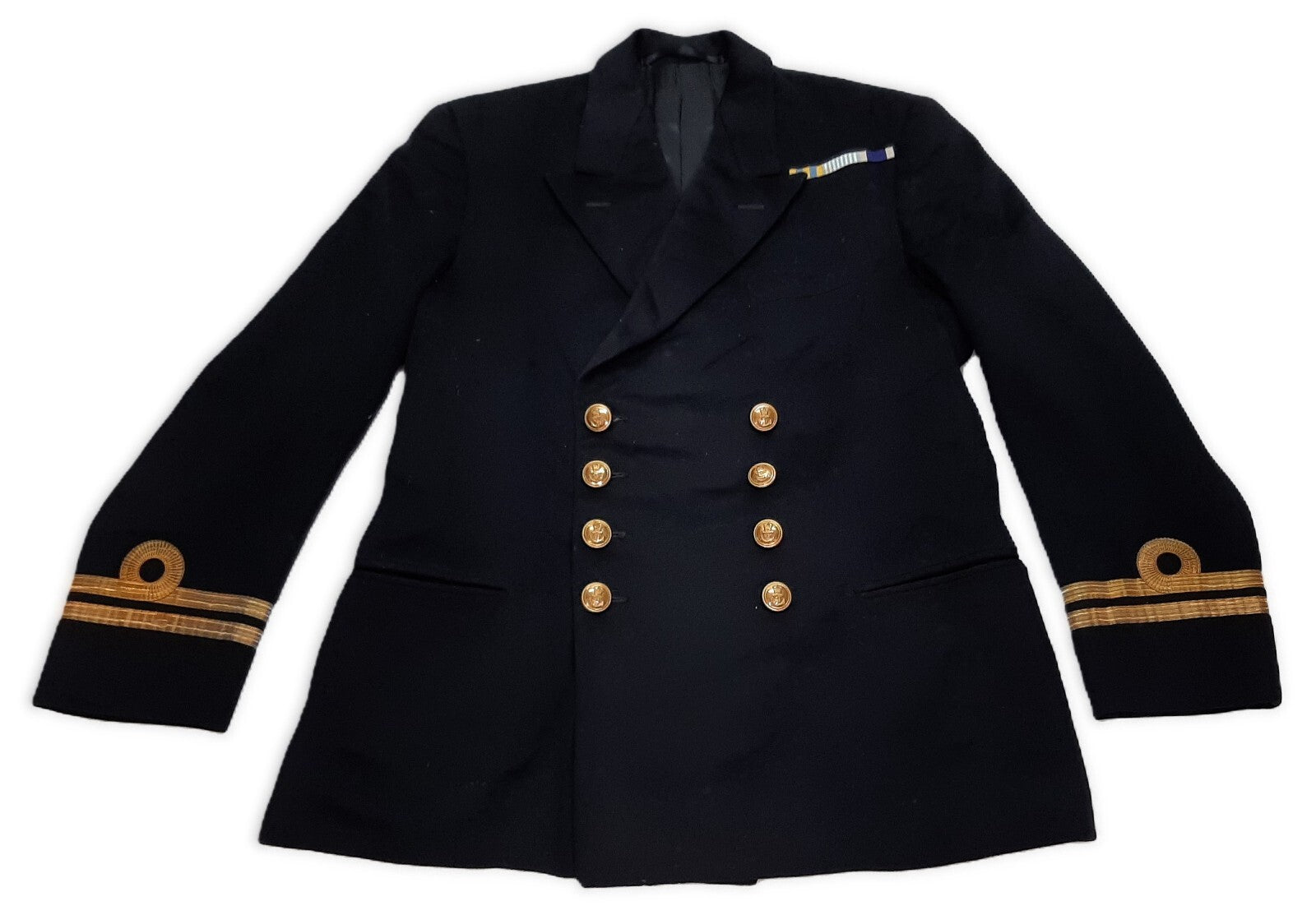 Lt Jacket British Naval 60s Pattern Queens Crown Ofc Navy Dress RN