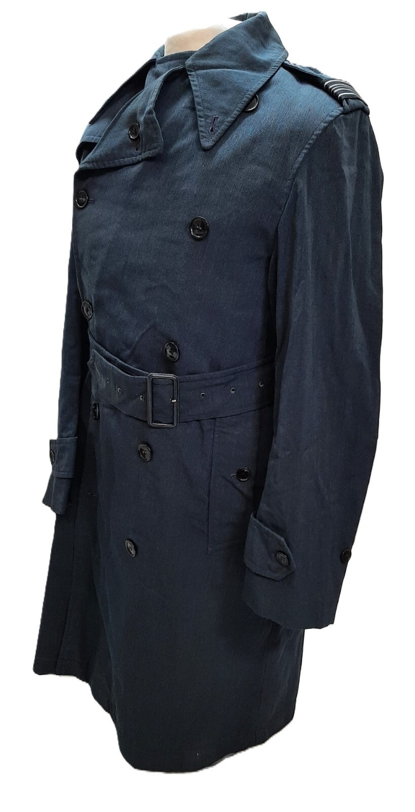 RAF Royal Air Force Raincoat Vintage OFC Double Breasted With Belt