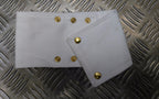 Genuine British Issued White Adjustable Armband with Stencilled Rank