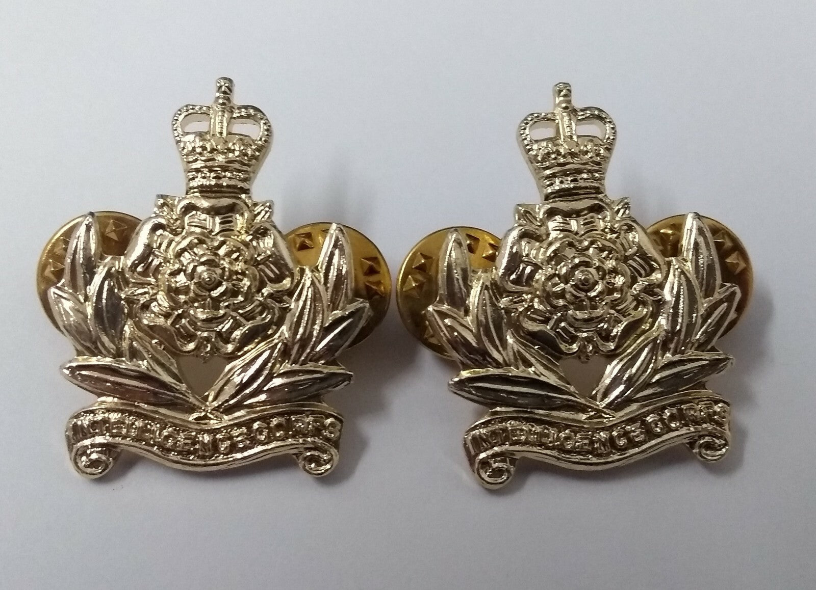 Intelligence Corps Collar Dogs Snap Pin New T1